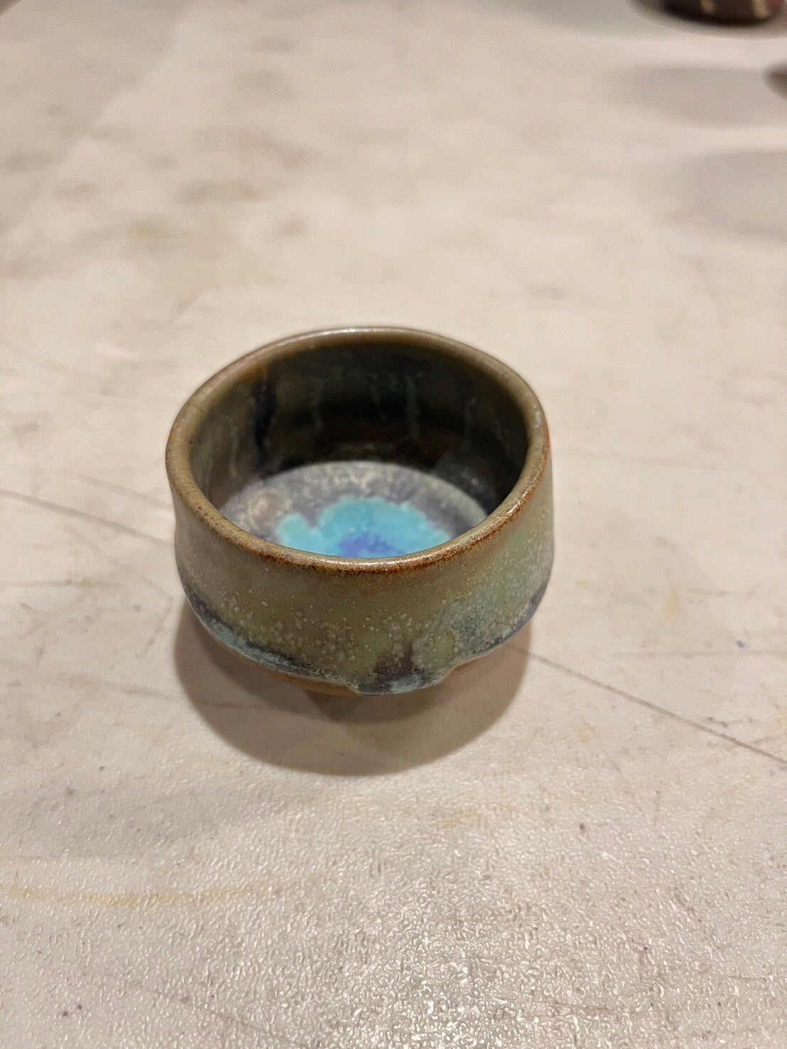 sake cup (cosmo blue)
