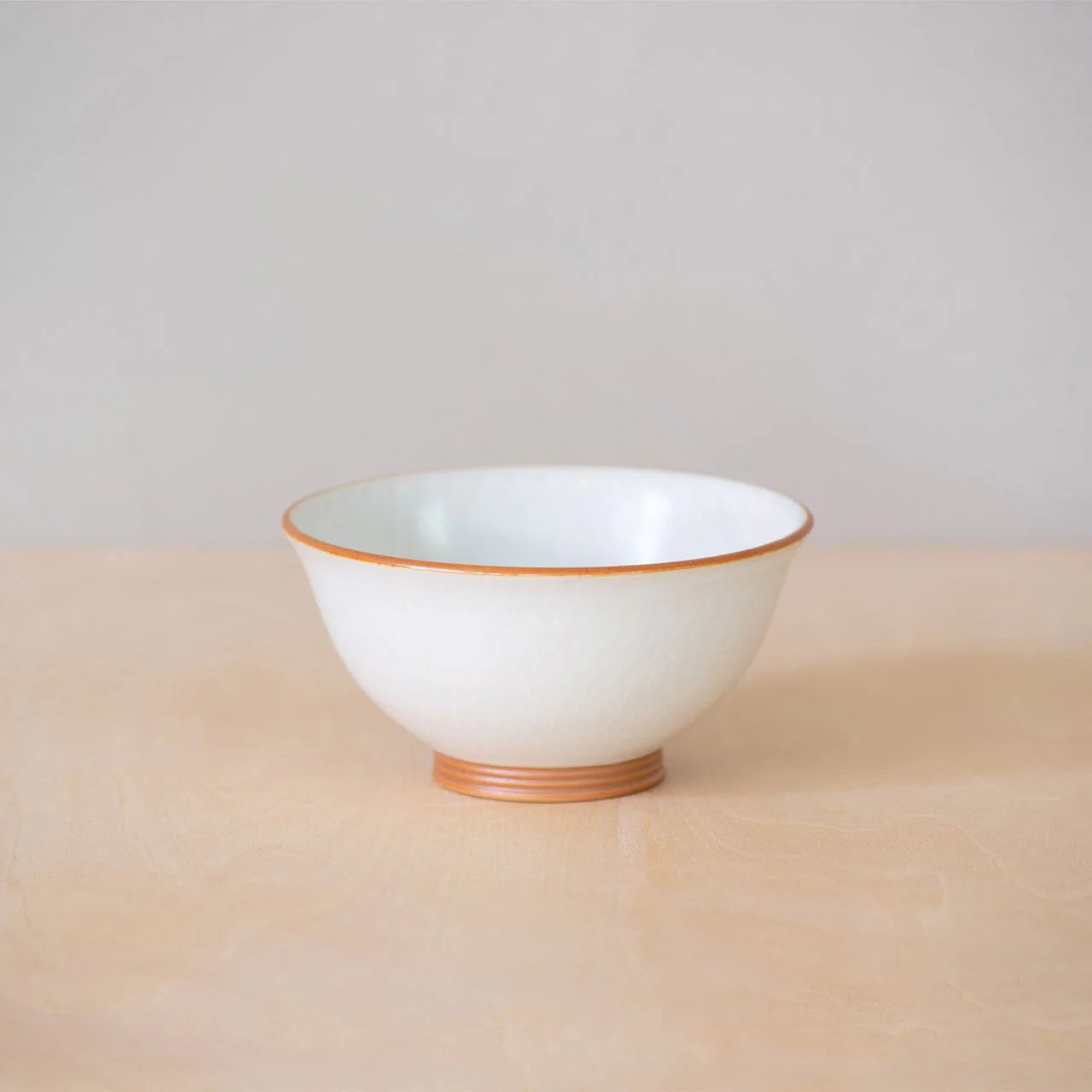 White Porcelain Hibao Tea Bowl (Small) (Soryuugama)