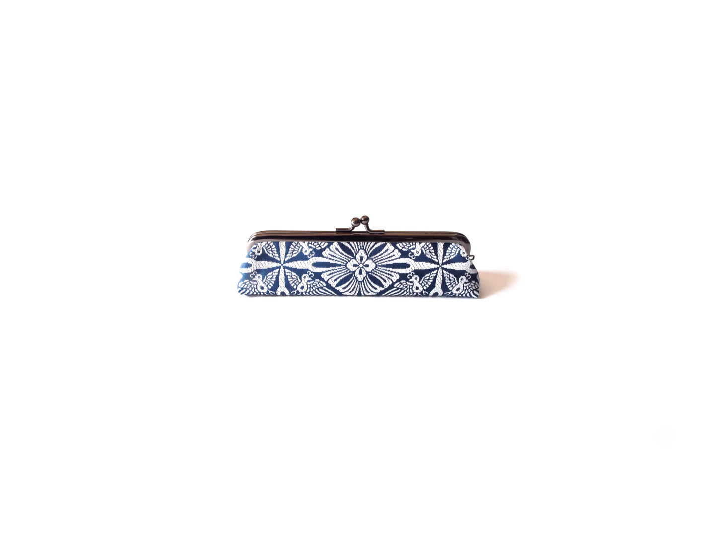 Heishichi 's Favorite Pen Case - Light blue Bird Design - (Sakai-machi Mikadomae Heishichi)