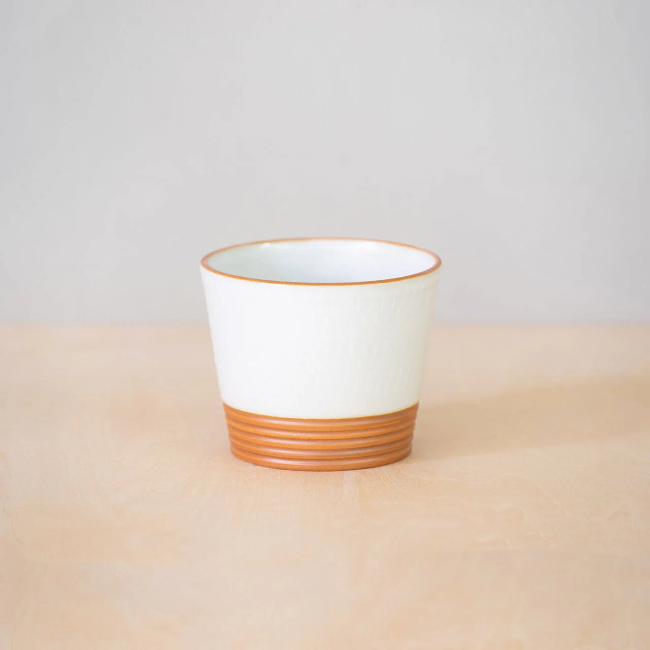 White Porcelain Hibao Cup (Small) (Soryuugama)