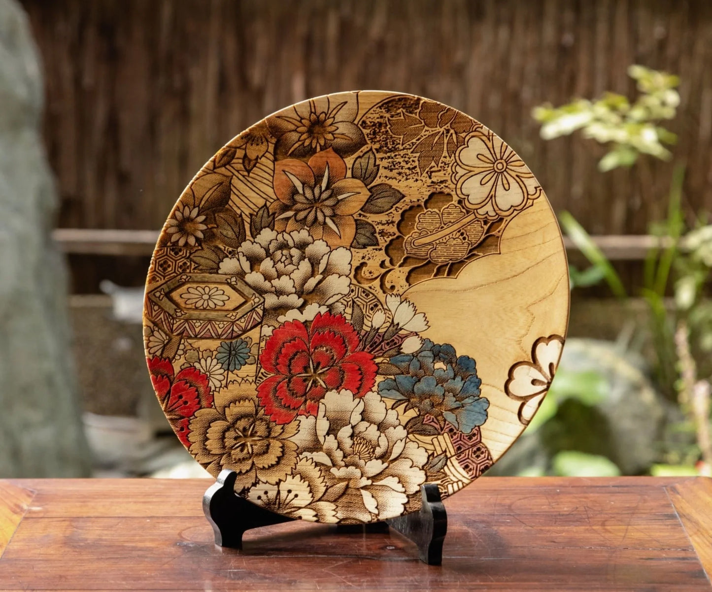 Platter - Kyo Yuzen - (Sansai)