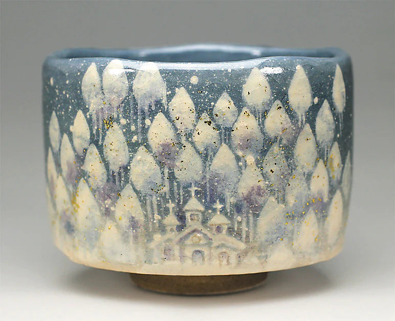 Christmas Eve - Tea bowl (Yoshimura Rakunyu)