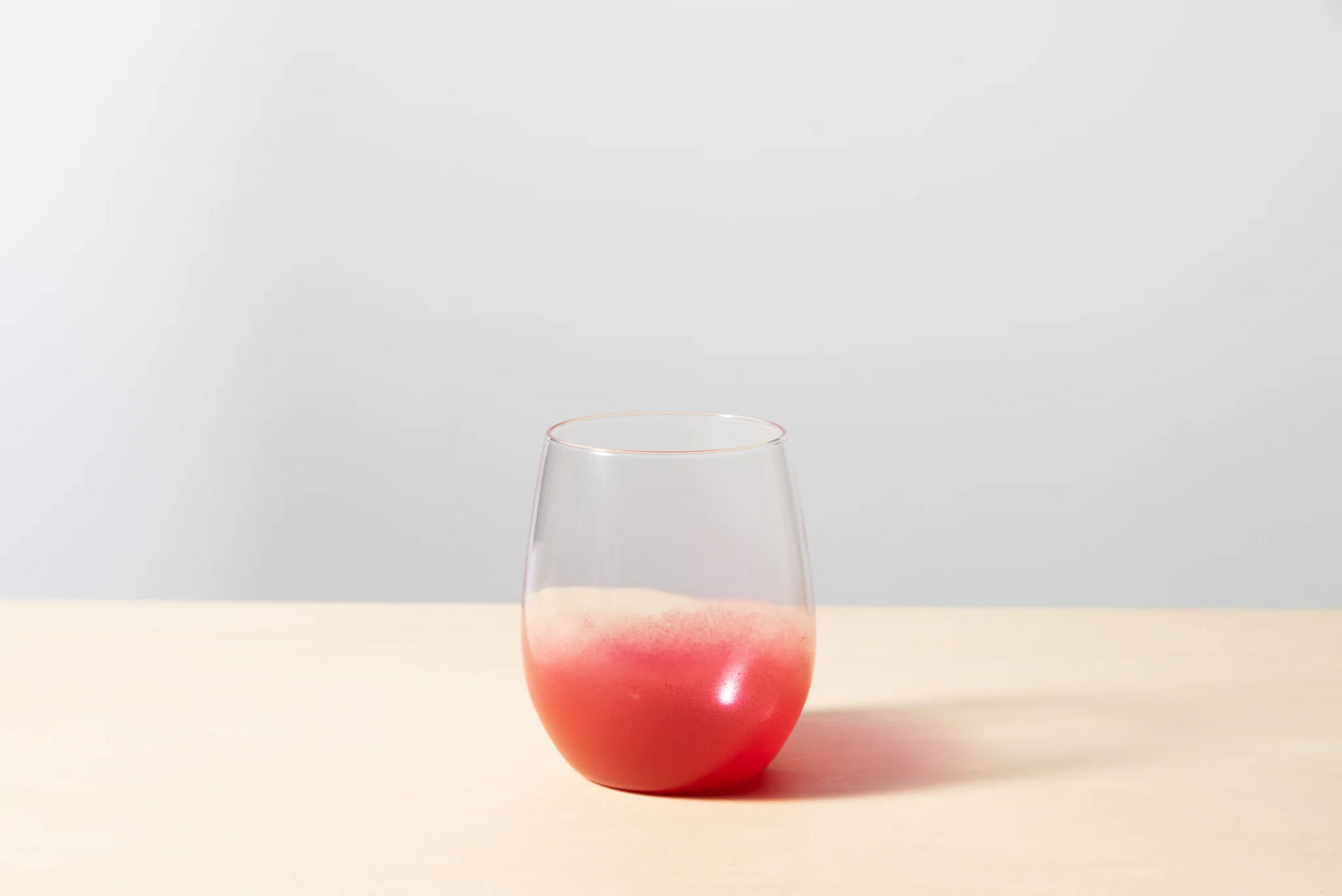 Lacquer Glass 'Hanahiraku' Tumbler Small (Red) Lacquer Work