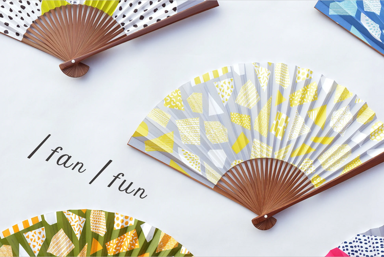 MINOYA SENPO fan/fun - Traditional Kyoto folding fan -