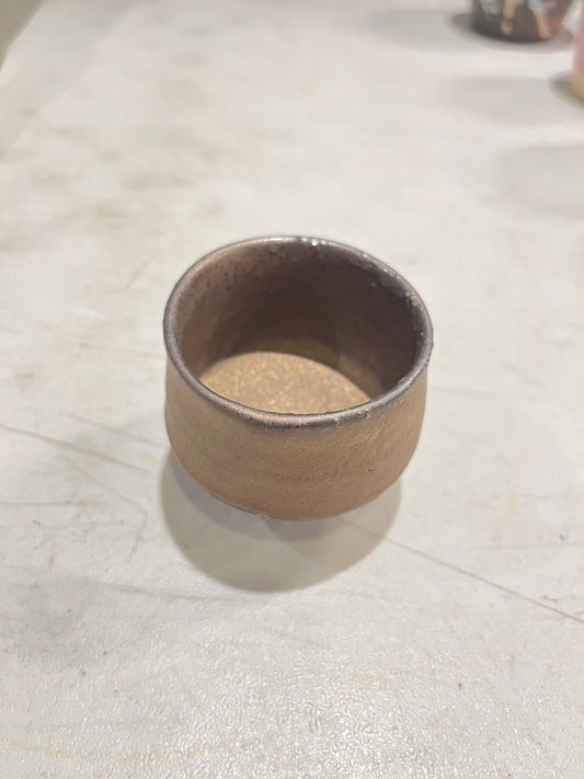 sake cup (wasabi gold)