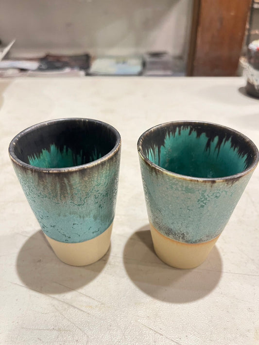 large sake cup (cosmo blue)