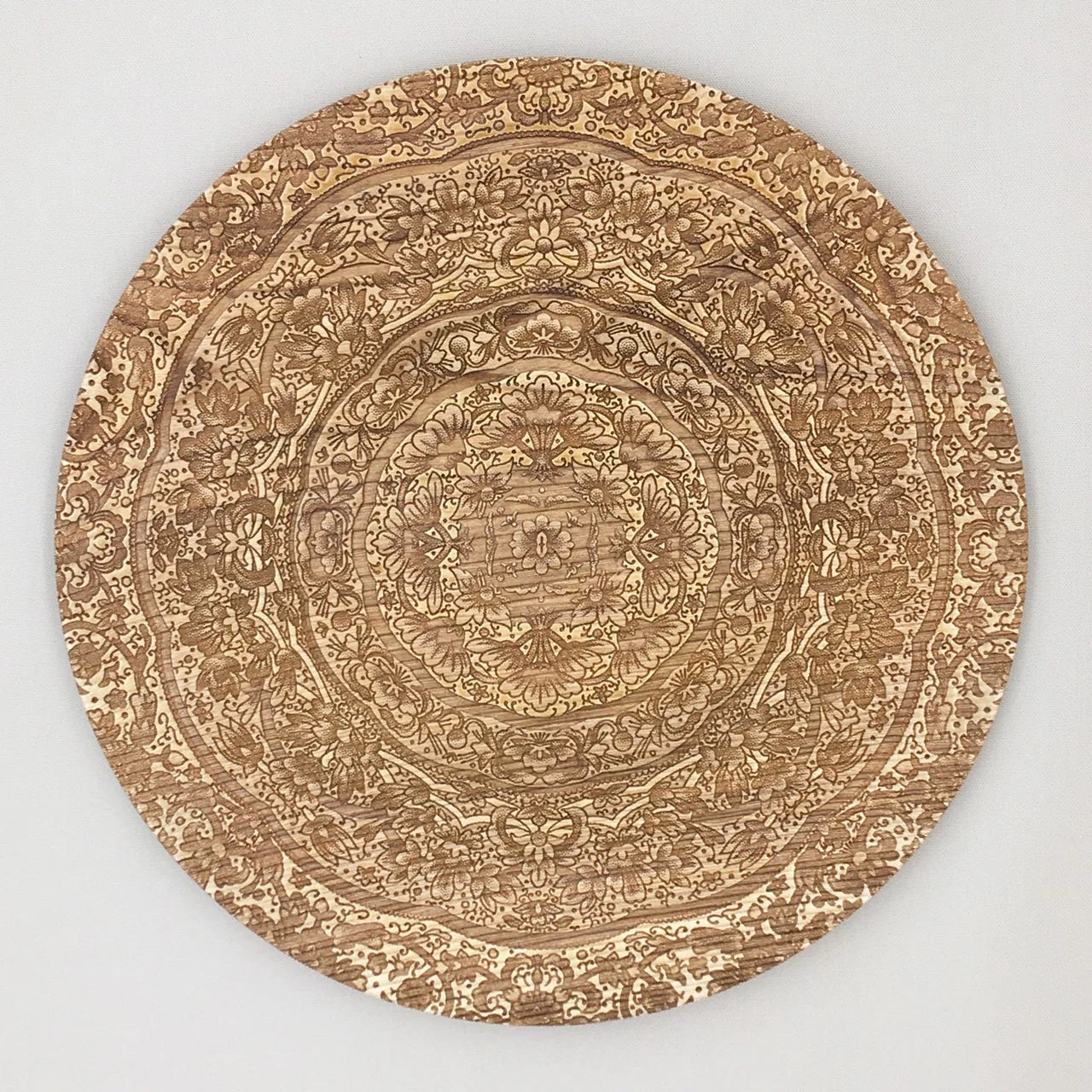 Decorative Plate - Kyo-yuzen Floral Pattern