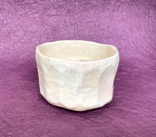 Hakuraku tea bowl (Yoshimura Rakunyu)[Limited edition product of Kyo-Yaki]