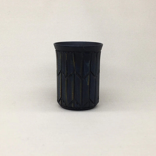 Shot Glass - Arrow Grid - Indigo