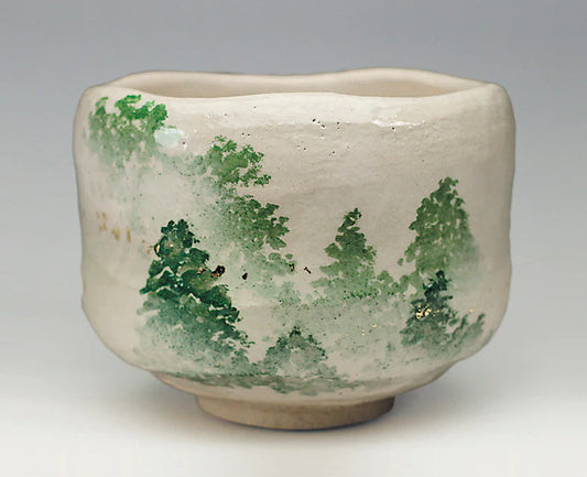 Morning mist - Tea bowl (Yoshimura Rakunyu)