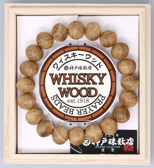 Men's Whiskey Wood Bracelet / (Kobe JuzuTen) WW-102
